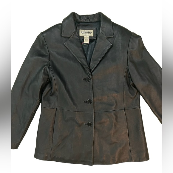 Vintage Sonoma Lambskin Leather Jacket - Picture 1 of 16